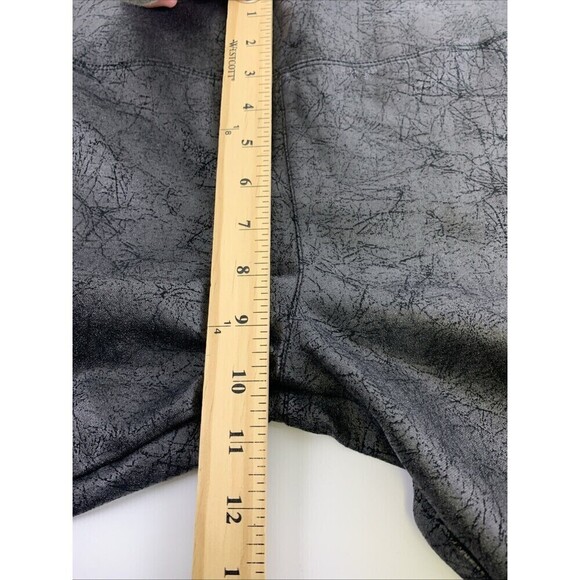 Mudd FLX Stretch Leggings Ponte Metallic Distressed Pull On Back PocketsWomen XL - Picture 10 of 11